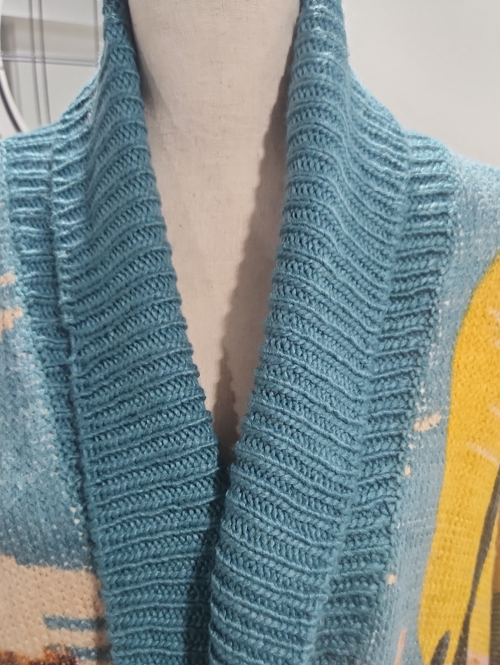 Wrangler Retro Desert Cardigan Southwest Western Chic, Boho - Picture 6 of 12